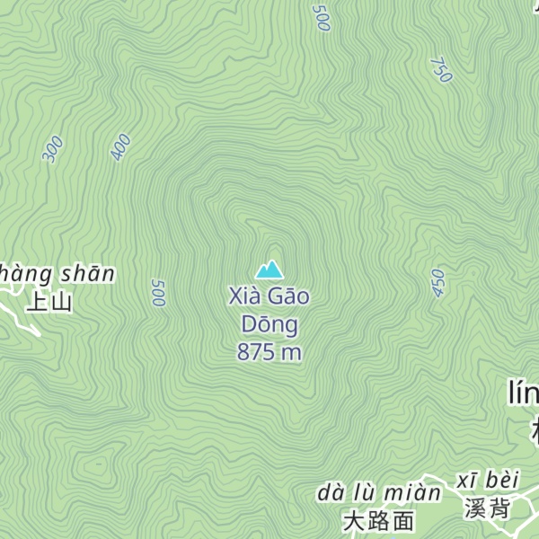 Map of Xià Gāo Dōng