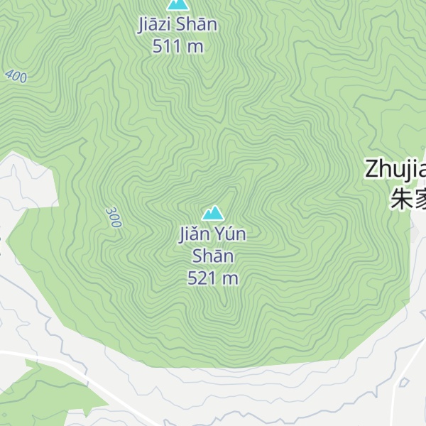 Map of Jiǎn Yún Shān