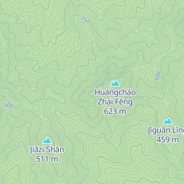 Map of Liánhuā Pénshān