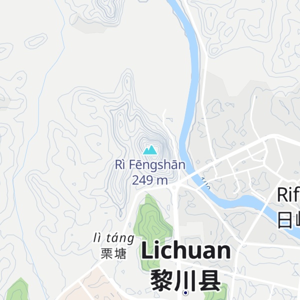 Map of Rì Fēngshān
