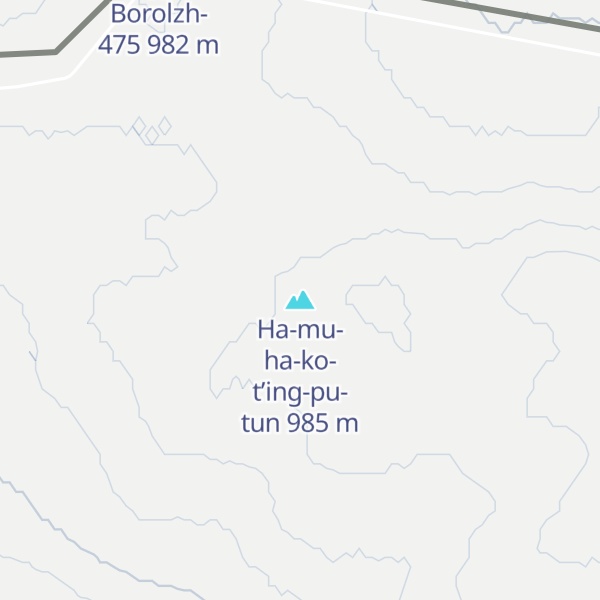 Map of Ha-mu-ha-ko-t’ing-pu-tun