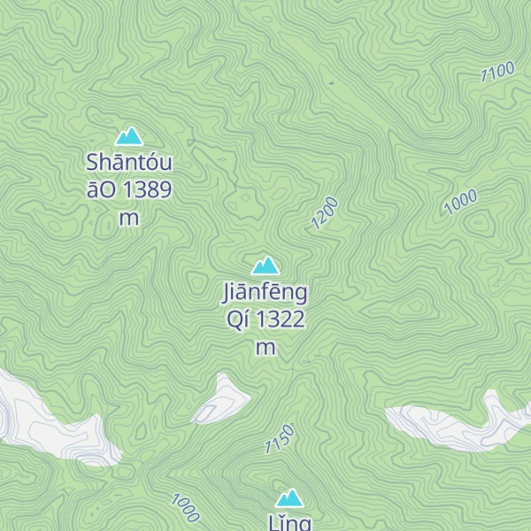 Map of Jiānfēng Qí