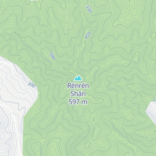 Map of Rénrén Shān