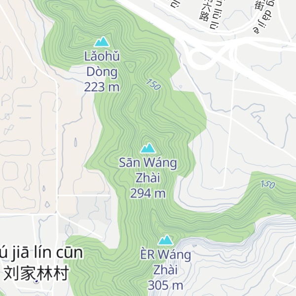 Map of Sān Wáng Zhài