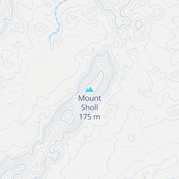 Map of Mount Sholl