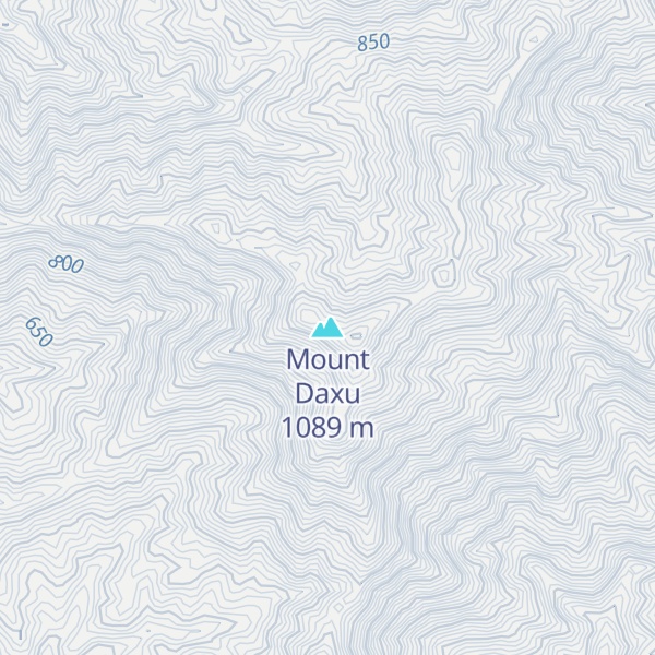 Map of Mount Daxu
