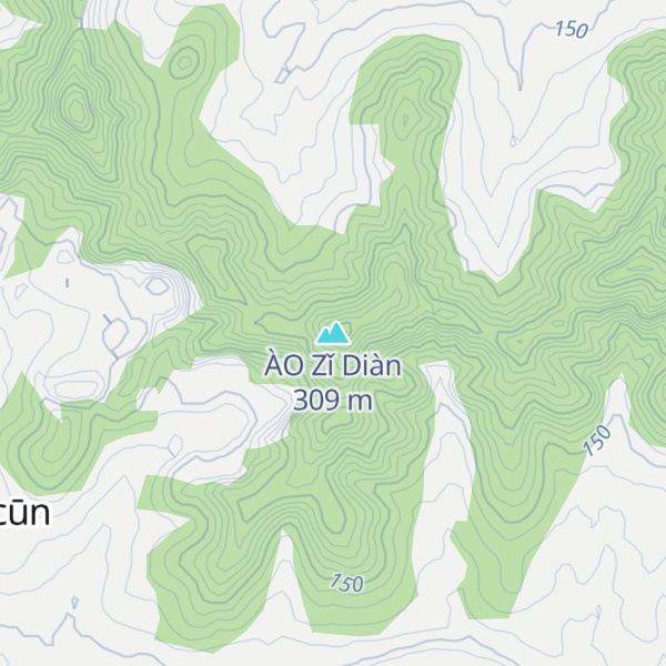 Map of ÀO Zǐ Diàn