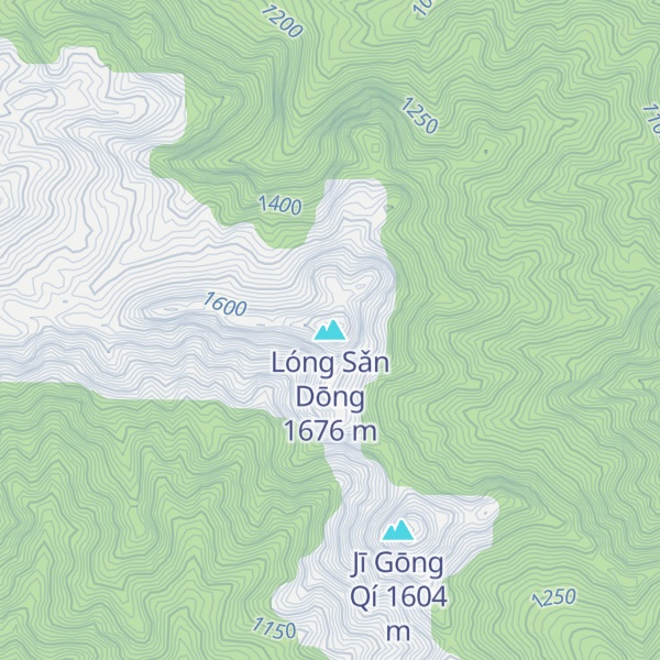 Map of Lóng Sǎn Dōng