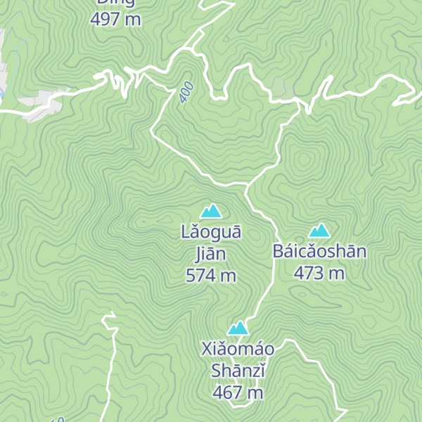 Map of Lǎoguā Jiān