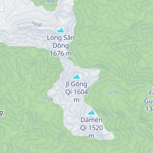 Map of Jī Gōng Qí