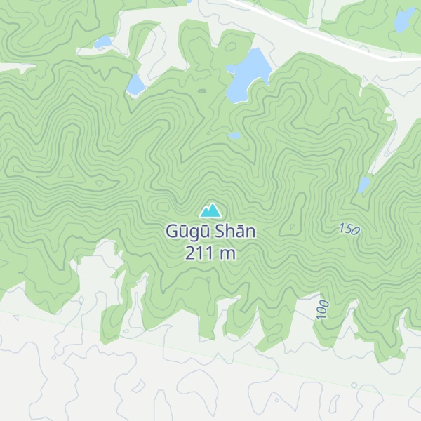 Map of Gūgū Shān