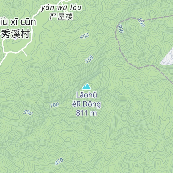 Map of Lǎohǔ ěR Dōng