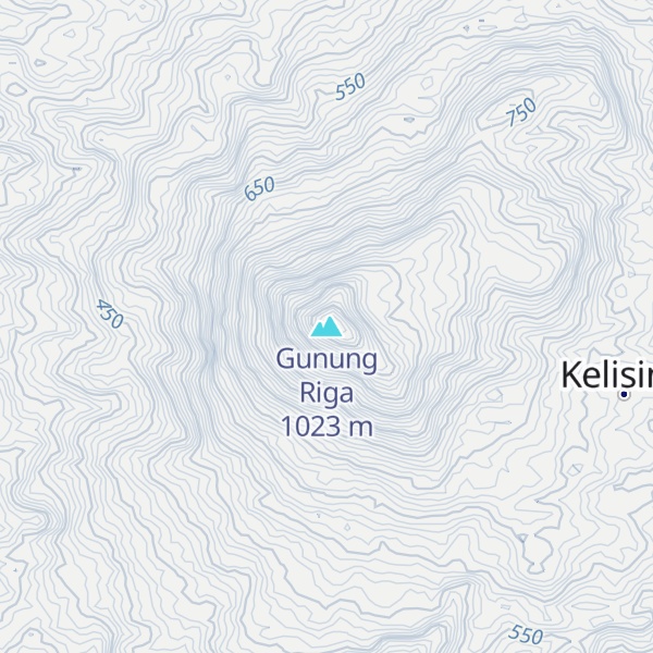 Map of Gunung Riga