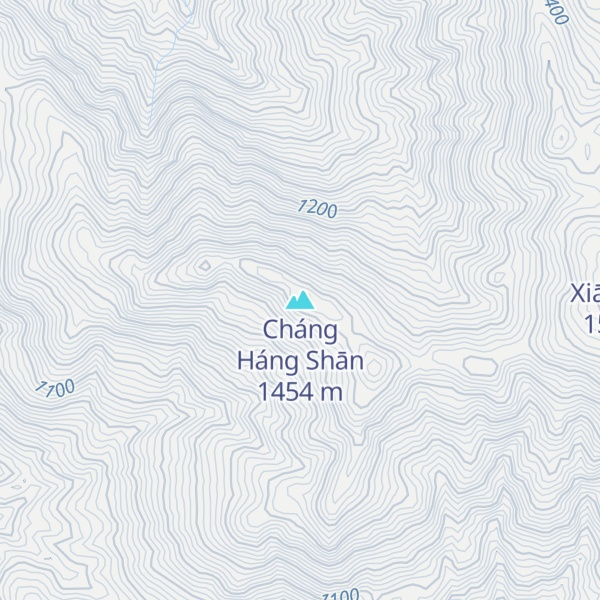 Map of Cháng Háng Shān