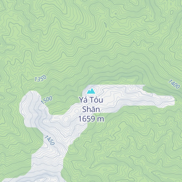 Map of Yá Tóu Shān