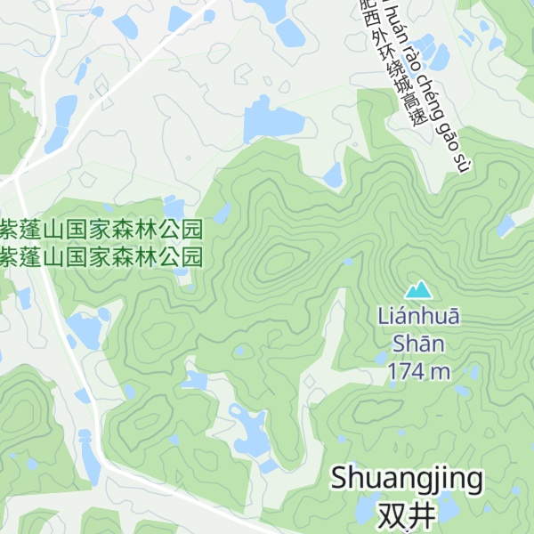 Map of Yuè Dàshān