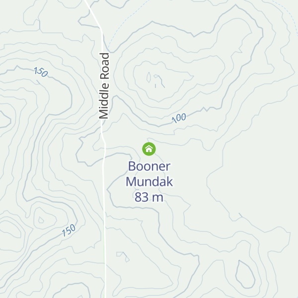 Map of Booner Mundak