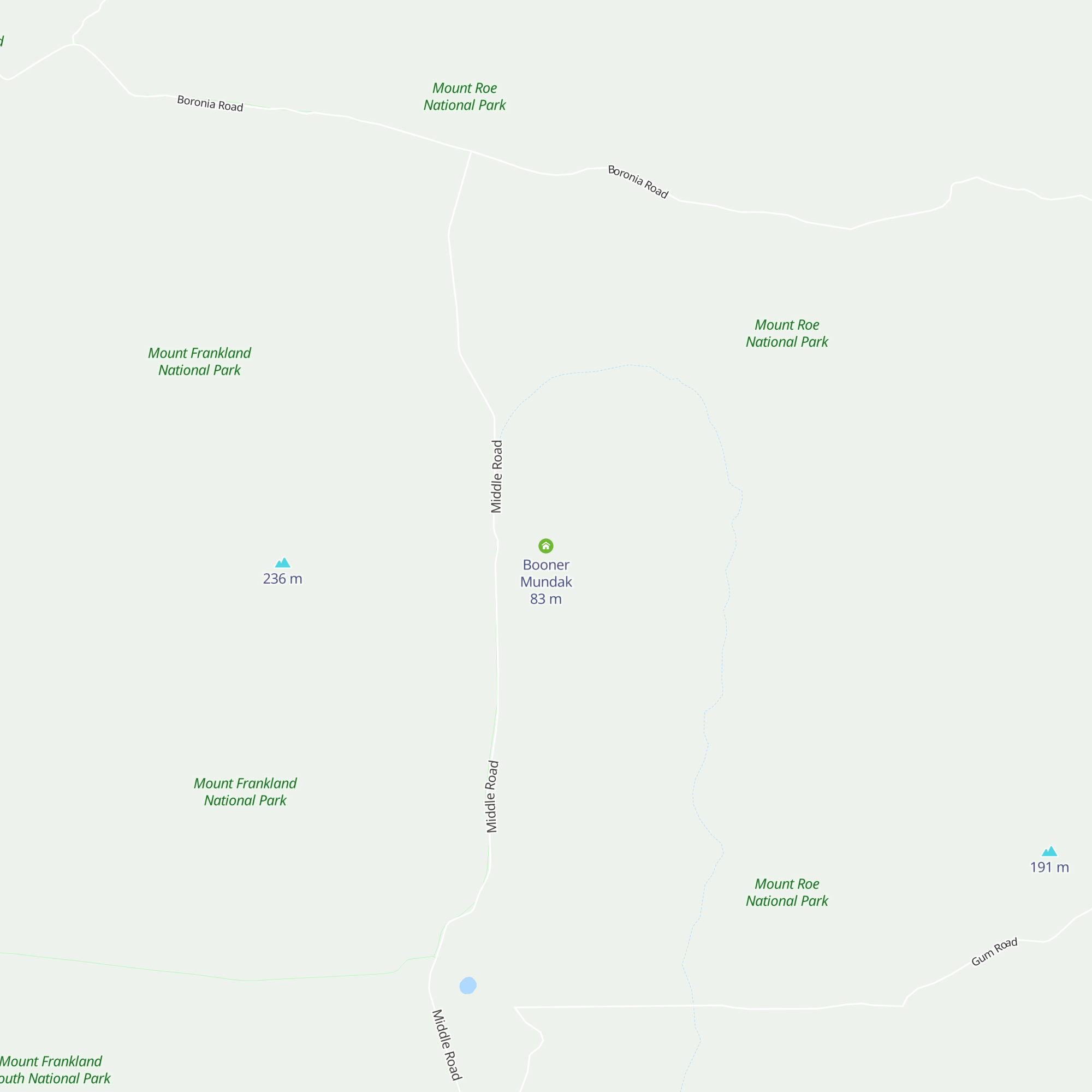 Booner Mundak map