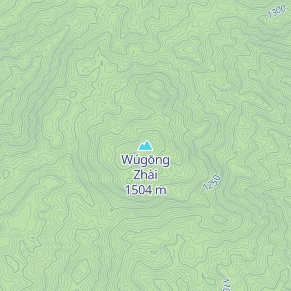 Map of Wúgōng Zhài