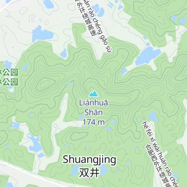Map of Liánhuā Shān