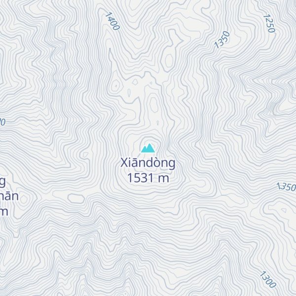 Map of Xiāndòng
