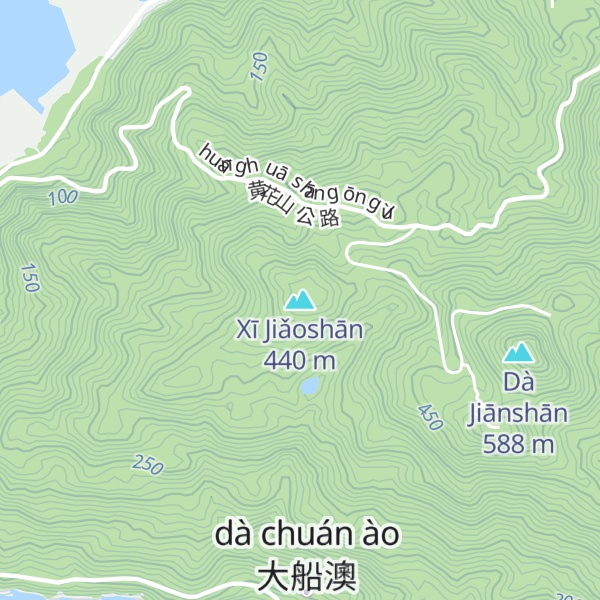 Map of Xī Jiǎoshān
