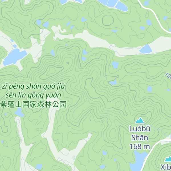 Map of Huáng Dàshān