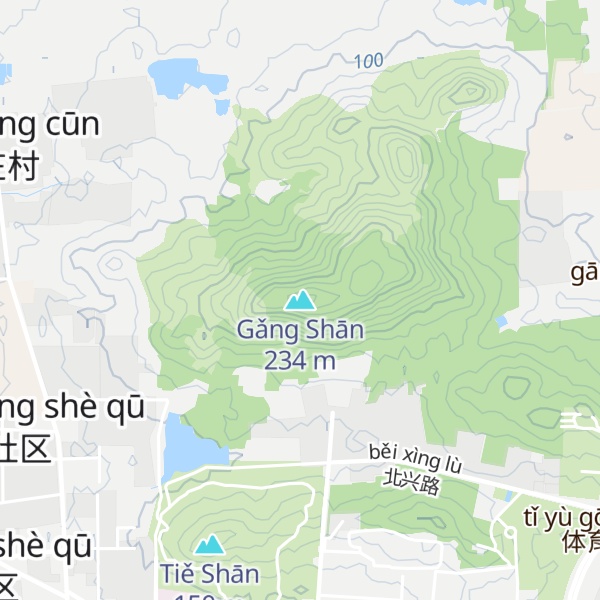 Map of Gǎng Shān