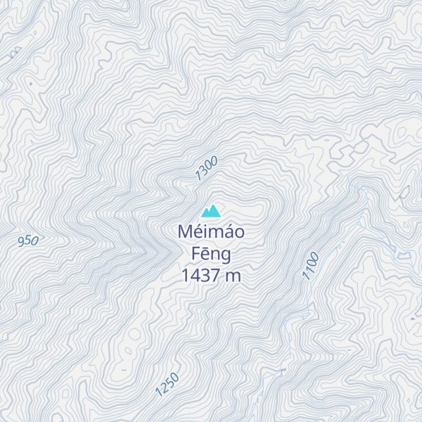 Map of Méimáo Fēng