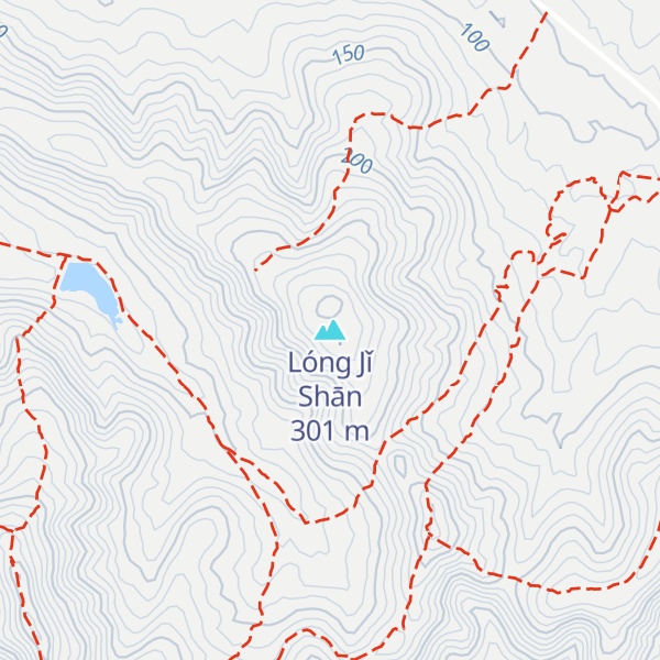 Map of Lóng Jǐ Shān