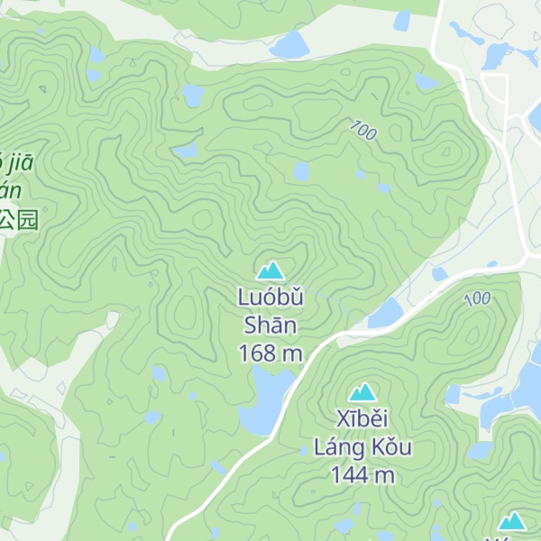 Map of Luóbǔ Shān
