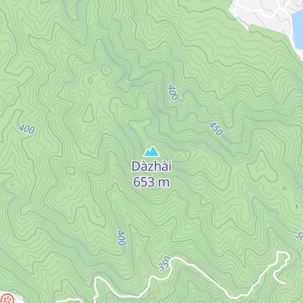 Map of Dàzhài