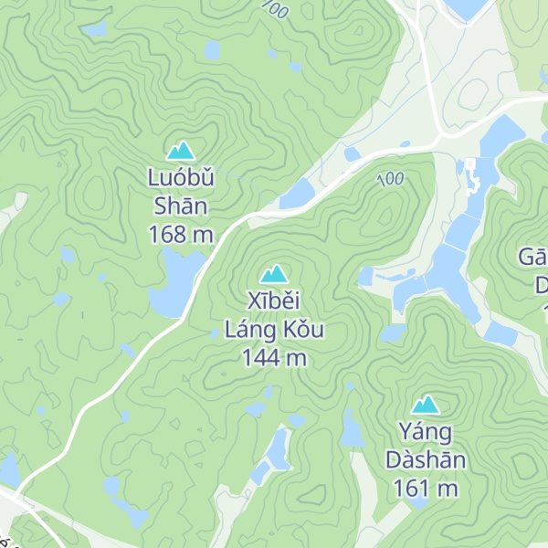 Map of Xīběi Láng Kǒu