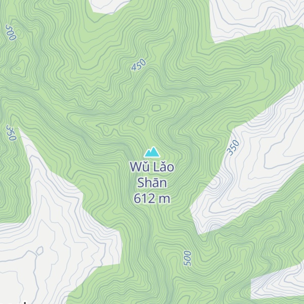 Map of Wǔ Lǎo Shān