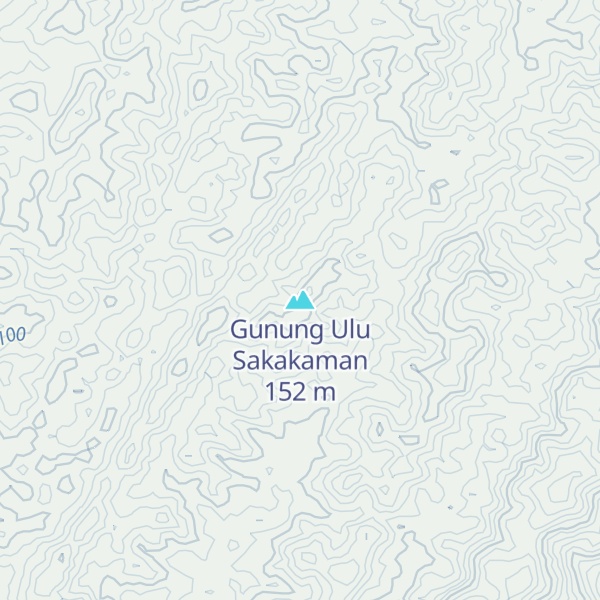 Map of Gunung Ulu Sakakaman