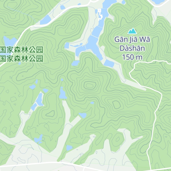 Map of Yáng Dàshān