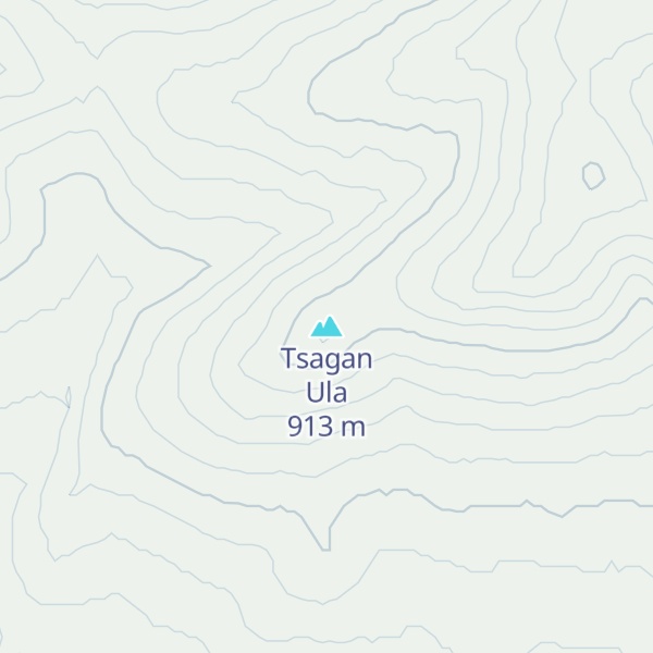 Map of Tsagan Ula