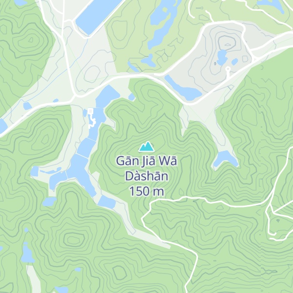 Map of Gān Jiā Wā Dàshān