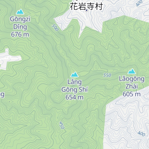 Map of Lǎng Gōng Shí