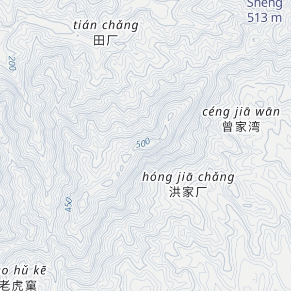 Map of Wǔlóng Fēng