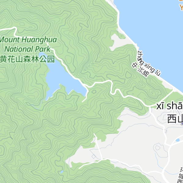 Map of Huáng Huāshān