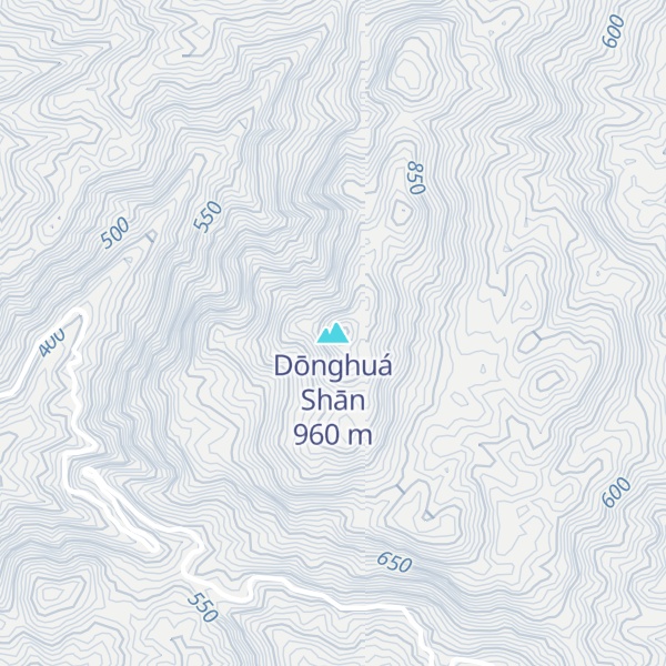 Map of Dōnghuá Shān