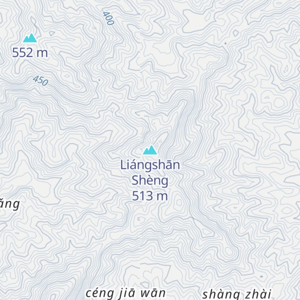 Map of Liángshān Shèng