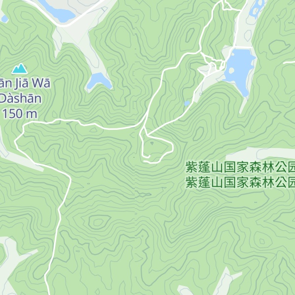 Map of Zǐ Péng Shān