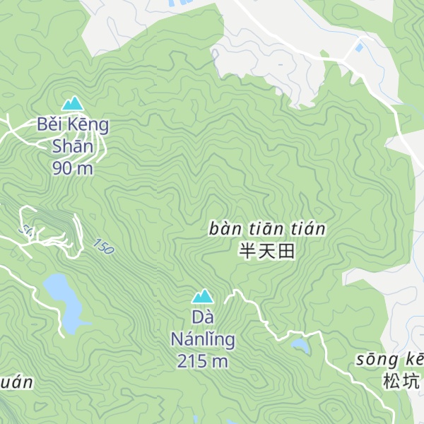 Map of Huáng Qíshān