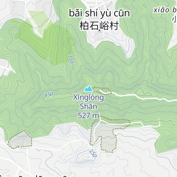 Map of Xīnglóng Shān