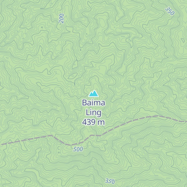 Map of Baima Ling