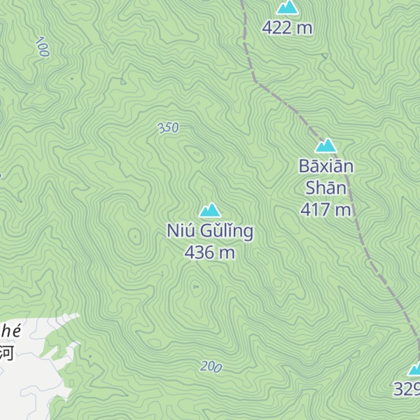 Map of Niú Gǔlǐng