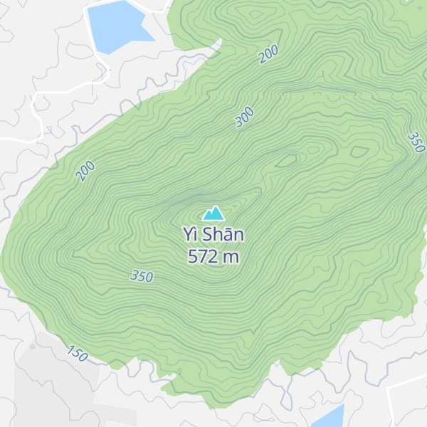 Map of Yì Shān