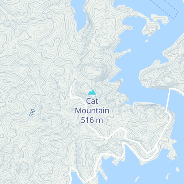 Map of Cat Mountain